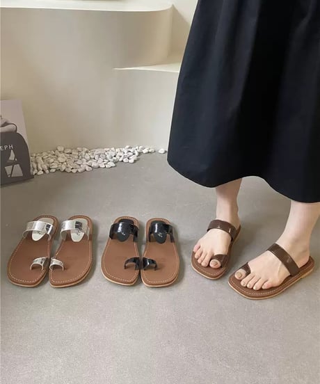 minimal design sandal / 3color　hm1534