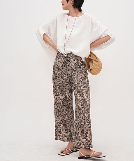 paisley wide pants　hm2305