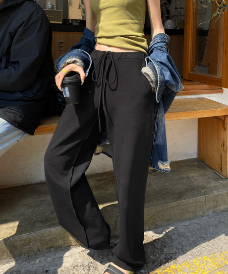 seam design easy pants / 2color　hm1301