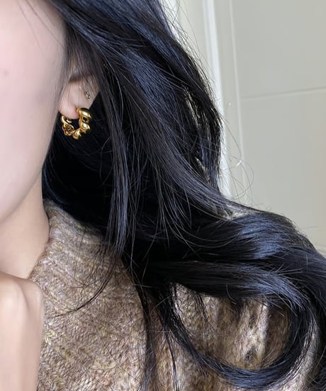 crowdy ring pierce / 2color　hm1556
