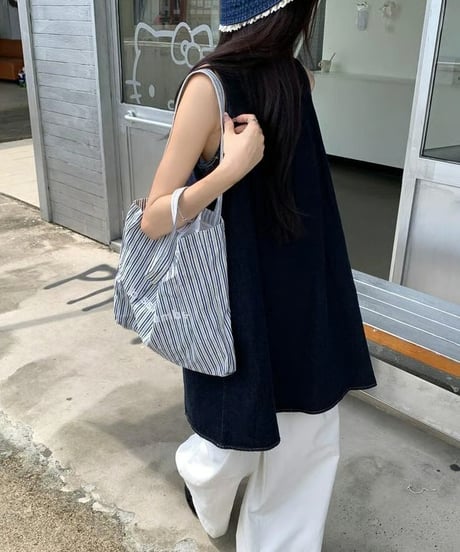 denim mini dress & pants　hm2489