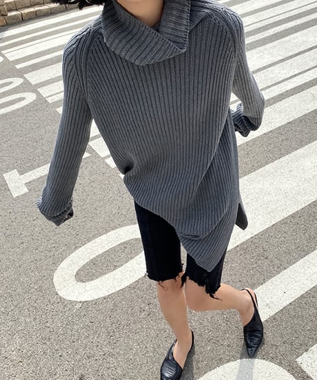 turtleneck sweater / 2color　hm1010