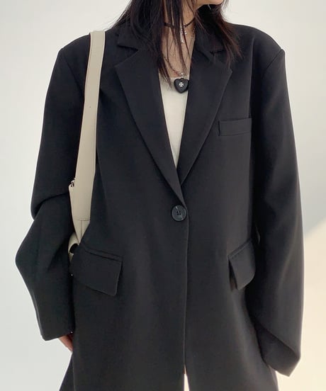 oversize tailored jacket / 2color　hm1951