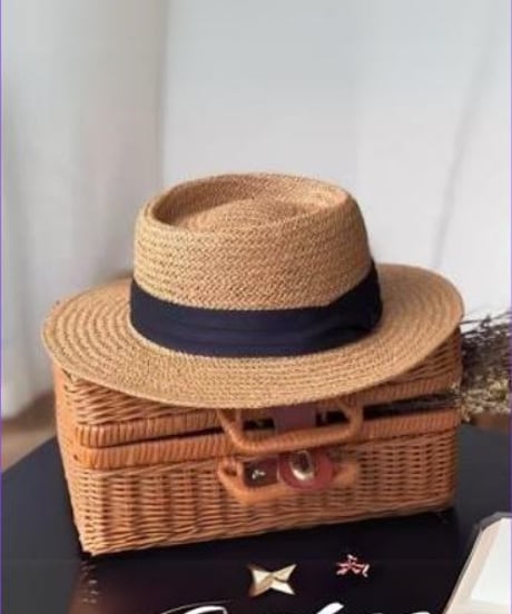 straw hat / 2color　hm1528