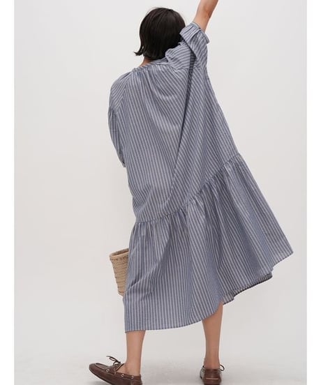 cotton flare dress　hm2308