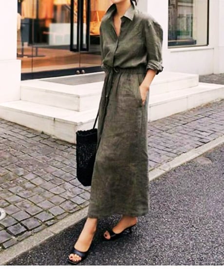 vacation style shirtdress　hm2535