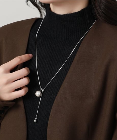 pearl y necklace / 2color　hm2116