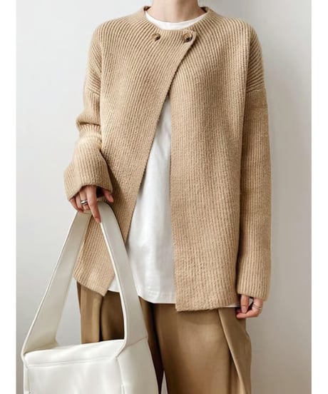 2button knit cardigan / 3color　hm1722