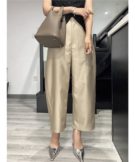 smooth tapered pants / 2color　hm2932