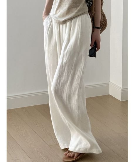 wide leg easy pants / 2color　hm2270