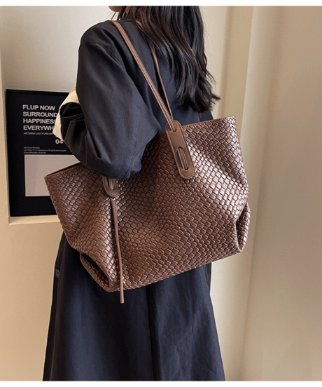 woven shoulder bag / 4color　hm2818