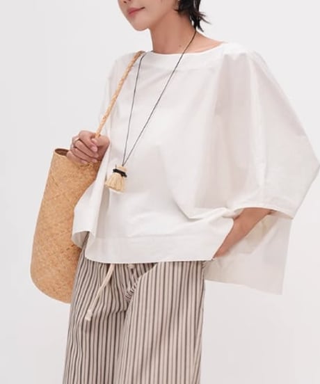 wide dolman blouse / 2color　hm2303
