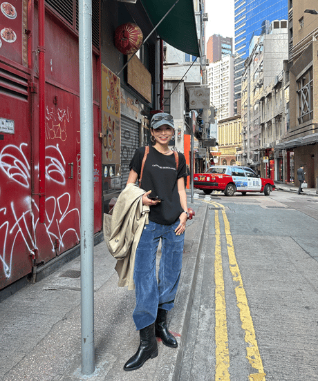 letter print t-shirt / 2color　hm1250