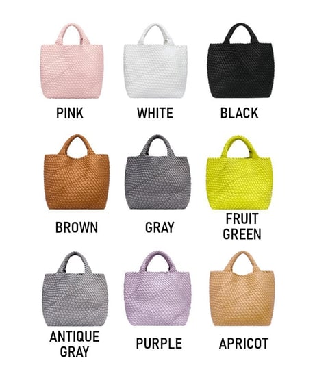 braided big tote bag / 9color　hm1926