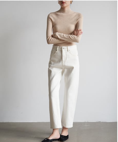 middle neck knit / 5color　hm2801