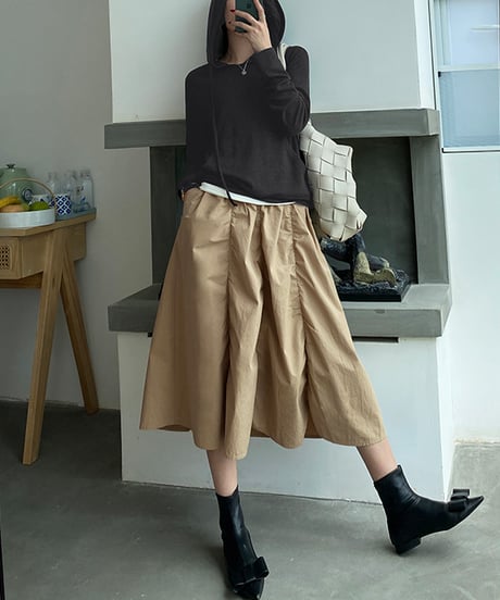 hoodie sweat top / 2color　hm1007
