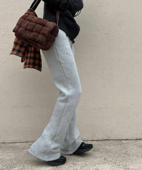 back boa sweat pants / 2color　hm1127