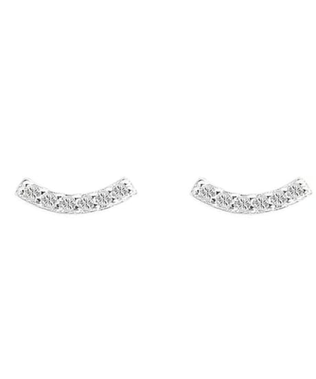 stone crescent pierce / 2color　hm2361