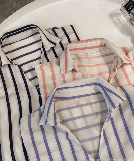 striped dolman shirt / 3color　hm2857