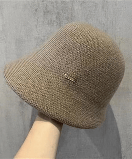 knitted bucket hat / 5color　hm2721
