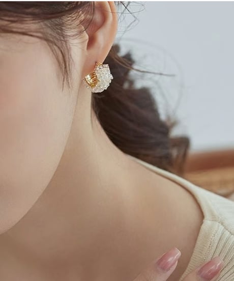 pearl hoop pierce　hm2378