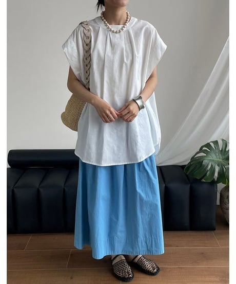 relax tuck blouse / 3color　hm2400