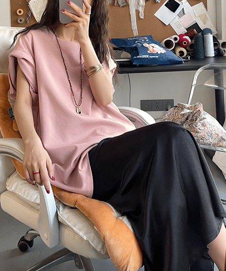relax drapy tee / 3color　hm2213