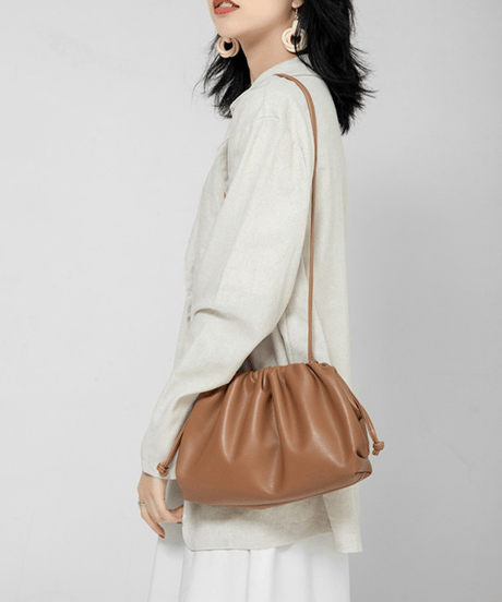 gathered clutch bag / 7color　hm2831