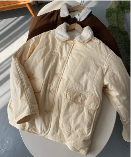 boa padded jacket / 2color　hm2713