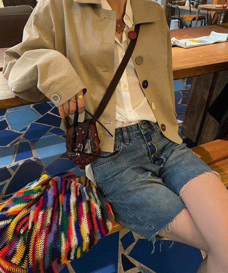 mix button jacket / 2color　hm1448