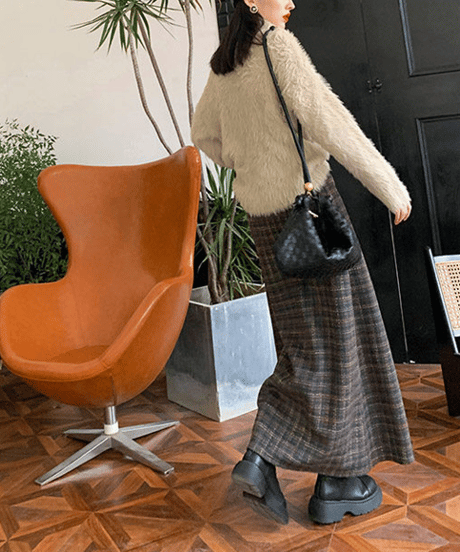 shaggy knit pullover / 3color　hm1893