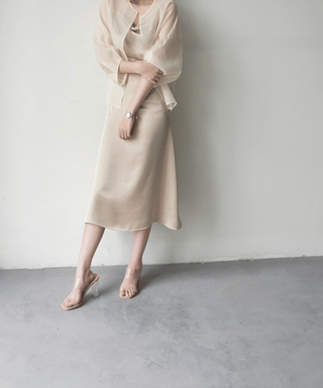 sheer chiffon bolero / 2color　hm2876