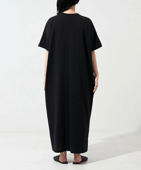 loose cotton dress / 7color　hm2927