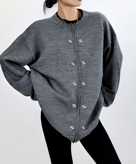 classic knit cardigan / 2color　hm2708