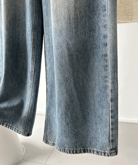 wide denim pants　hm2806