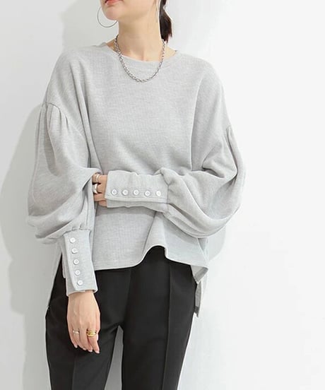 elegant puff sleeve top / 4color　hm2702