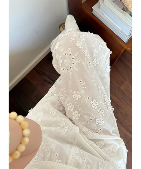 embroidered lace pants　hm2870