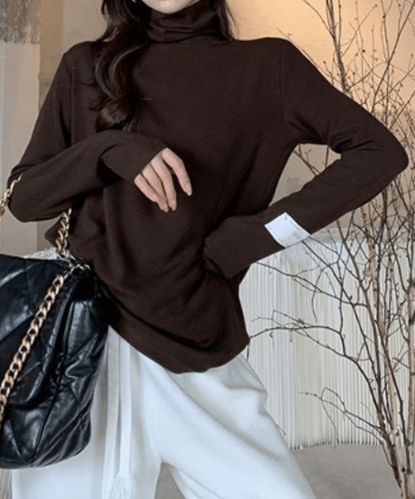 sleeve tag top  / 4color　hm1798