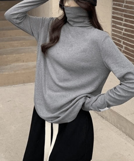sleeve tag top  / 4color　hm1798