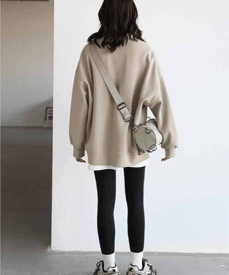 oversized v-neck cardigan / 2color　hm2604