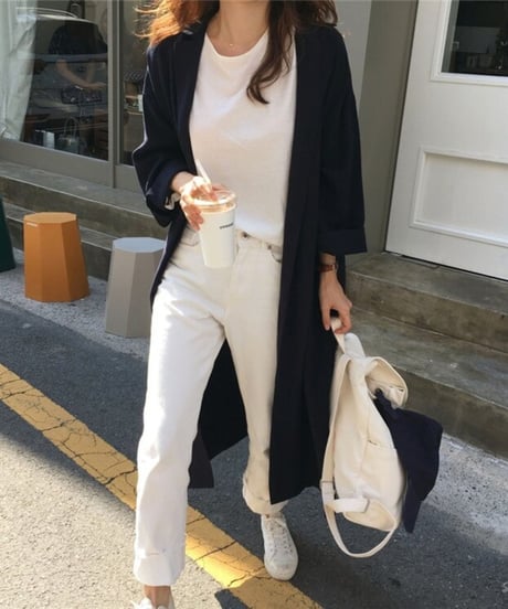 long shirt jacket / 2color　hm1672