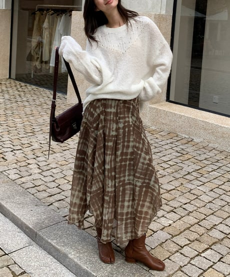 irregular design skirt　hm2559