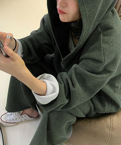 wide pants two-piece / 2color　hm1006