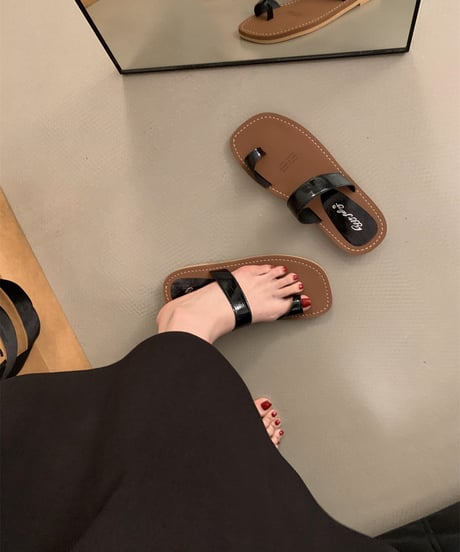 minimal design sandal / 3color　hm1534