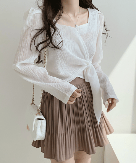 wrap tie top / 3color　hm2895