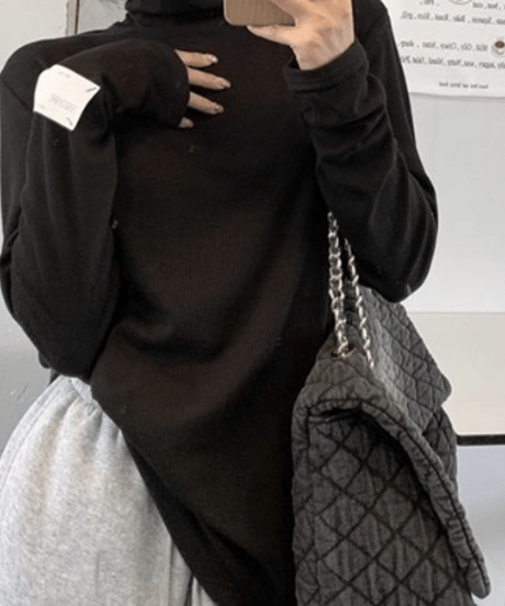 sleeve tag top  / 4color　hm1798