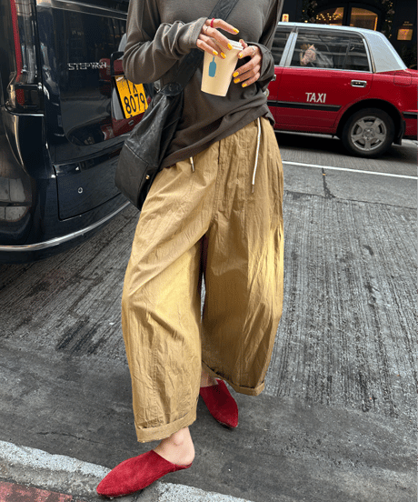 wide-leg harem pants / 2color　hm1242