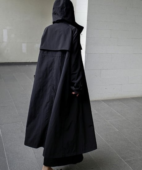 oversized a-line coat　hm1837