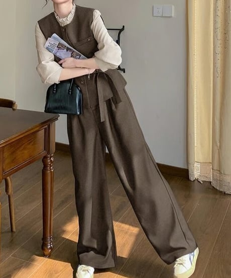 vest & pants & shrit Set / 2color　hm2509