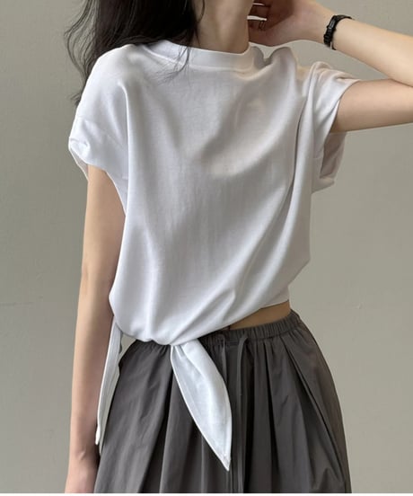 tie-drape tee / 3color　hm2222
